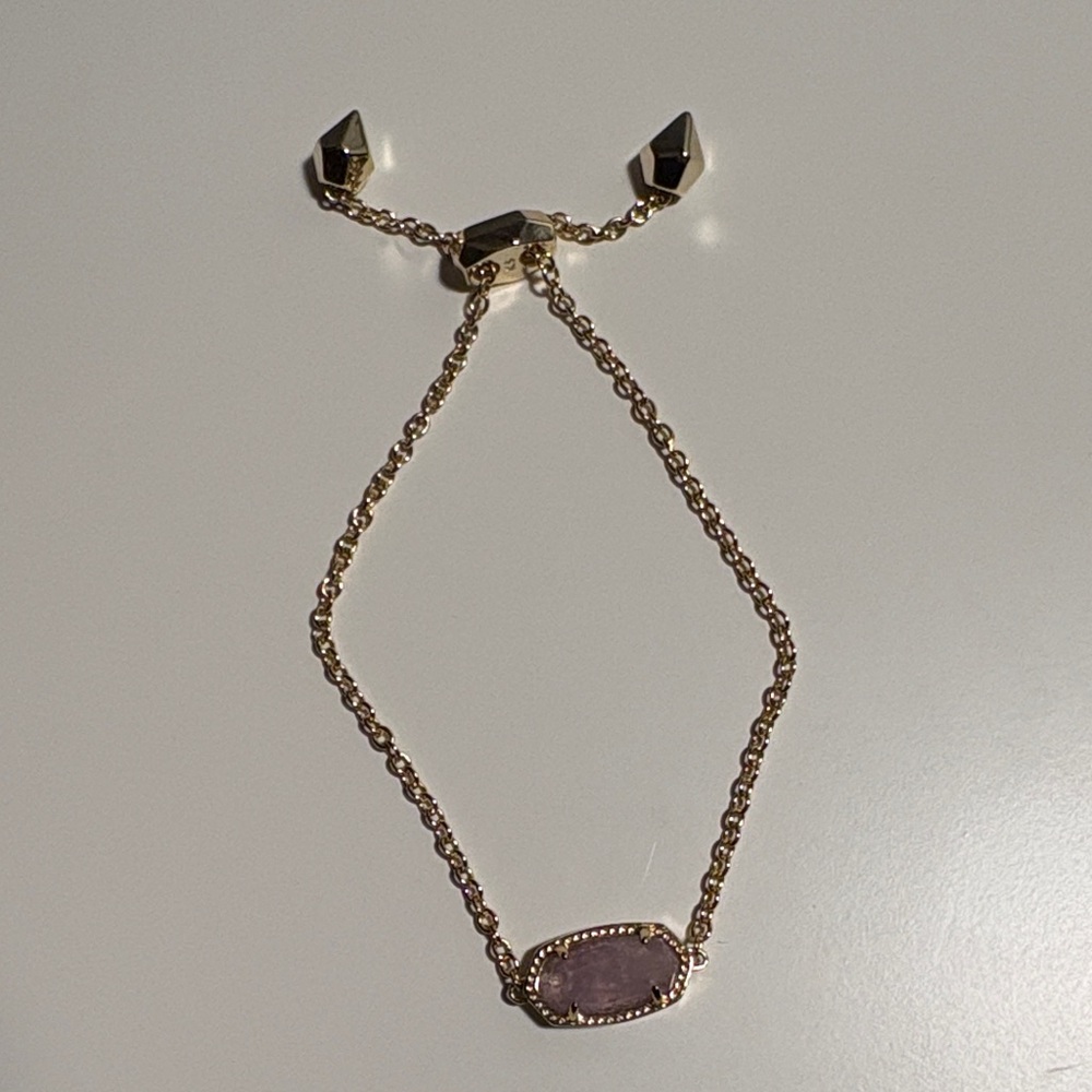 Kendra Scott gold adjustable chain bracelet (Elaina)